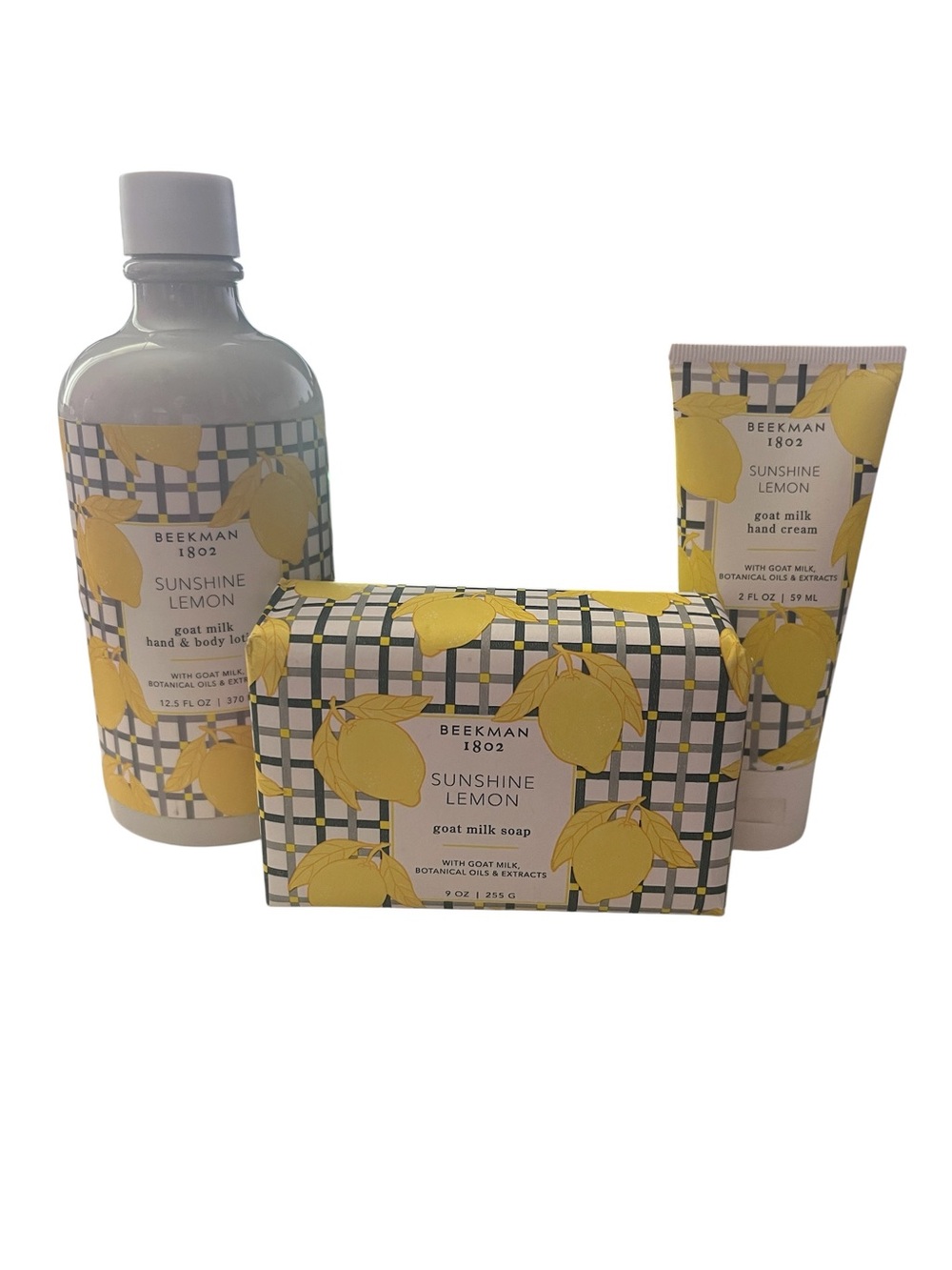 Beekman 1802 Sunshine Lemon 3-Piece Bundle – New ✨🍋